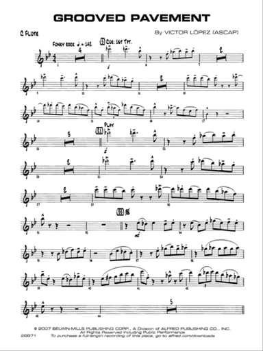 Grooved Pavement: Flute