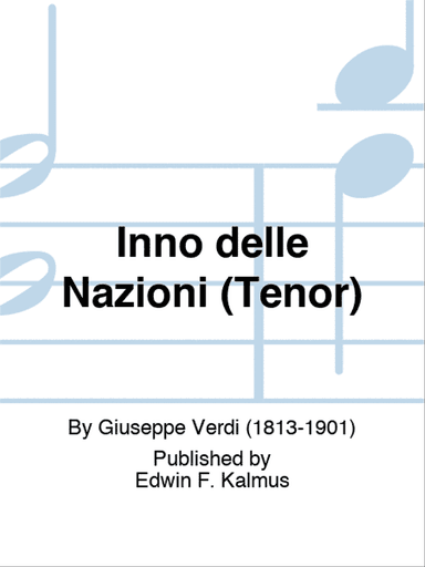 Inno delle Nazioni (Tenor)