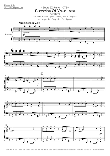 Sunshine Of Your Love