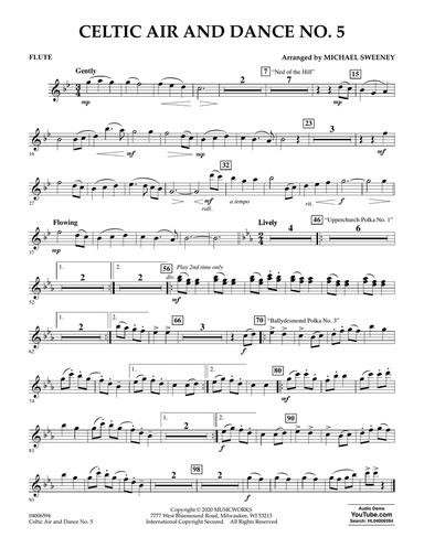 Celtic Air and Dance No. 5 - Flute