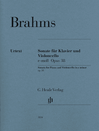 Sonata for Piano and Violoncello in E Minor, op. 38