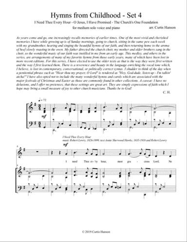 Hymns from Childhood - Set 4 (solo)