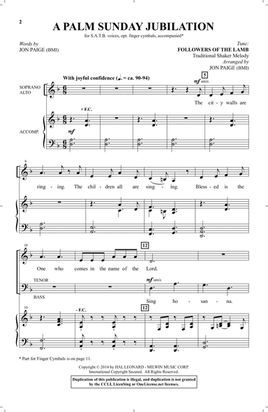 A Palm Sunday Jubilation