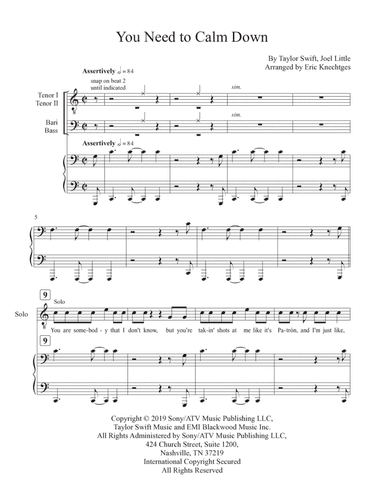 You Need To Calm Down