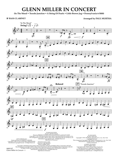 Glenn Miller In Concert (arr. Paul Murtha) - Bb Bass Clarinet