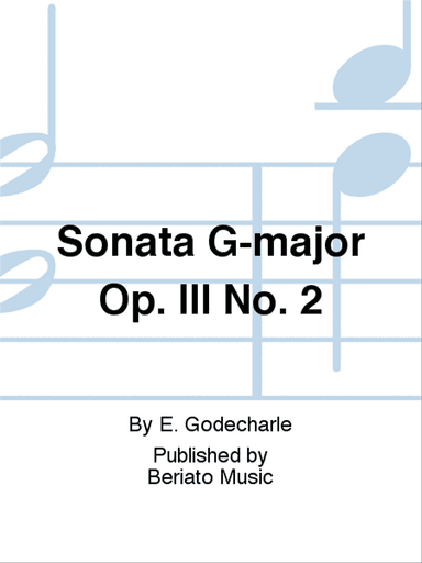 Sonata G-major Op. III No. 2
