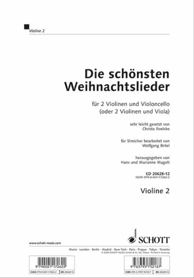 Die schönsten Weihnachtslieder