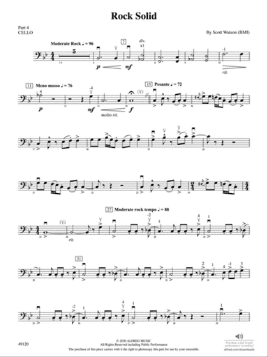 Rock Solid: Part 4 - Cello