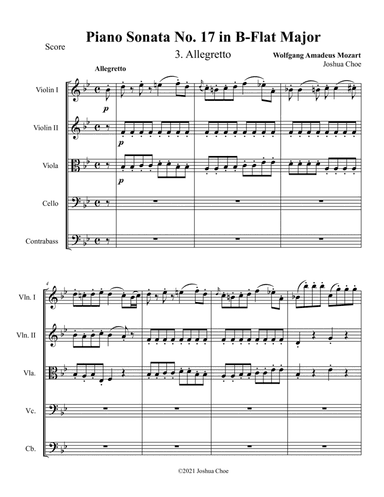 Piano Sonata No. 17, Movement 3