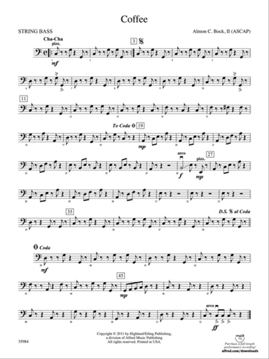 Coffee: String Bass