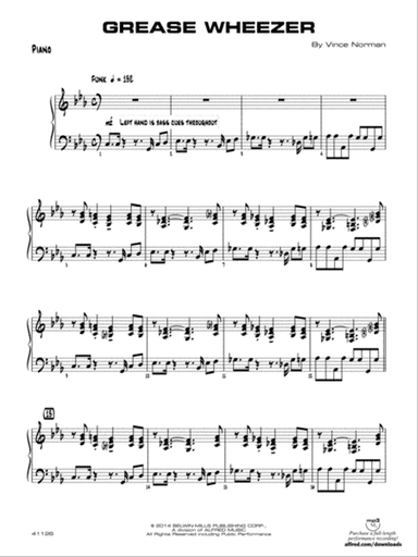 Grease Wheezer: Piano Accompaniment