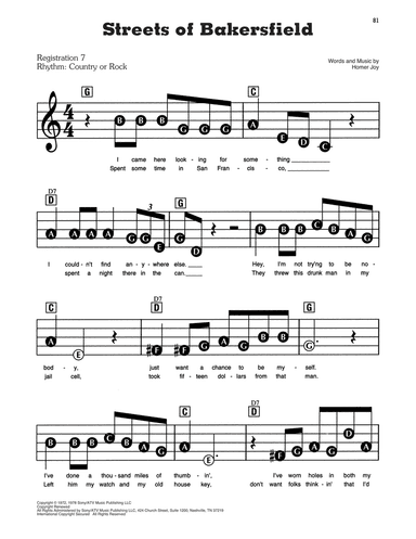 Streets Of Bakersfield