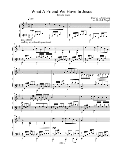 What A Friend We Have In Jesus