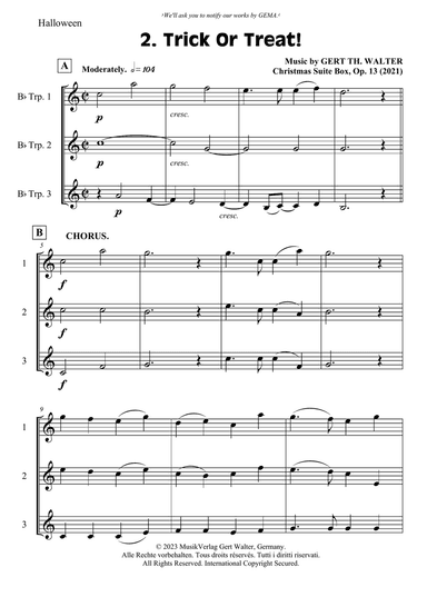 Trick Or Treat! - Score Only