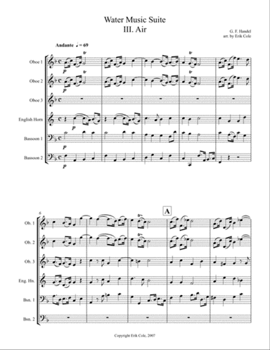 Water Music Suite, Mvt. 3