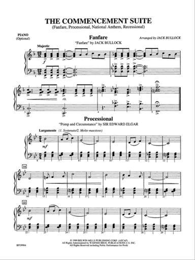 Commencement Suite: Piano Accompaniment