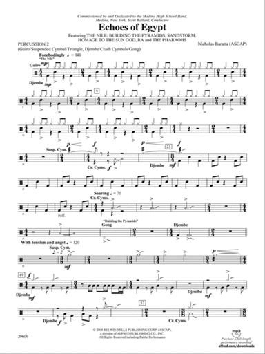 Echoes of Egypt: 2nd Percussion