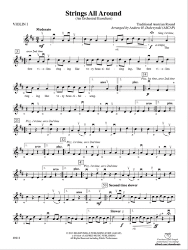 Strings All Around: 1st Violin