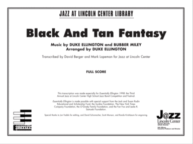Black and Tan Fantasy: Score