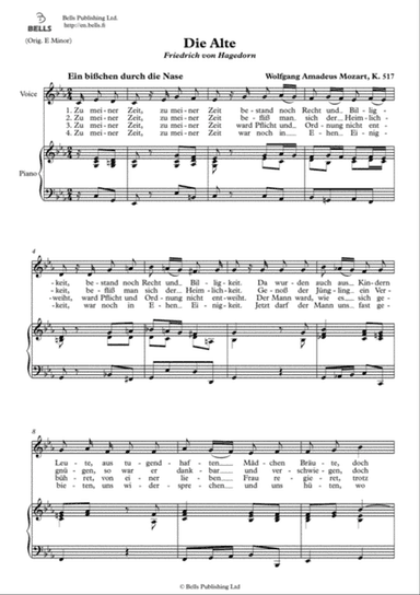 Die Alte, K. 517 (C minor)