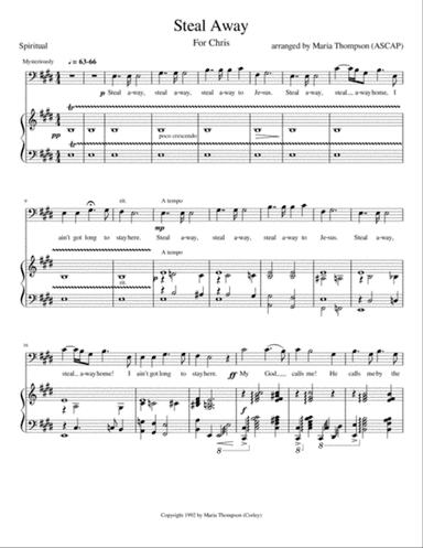 Steal away (baritone)