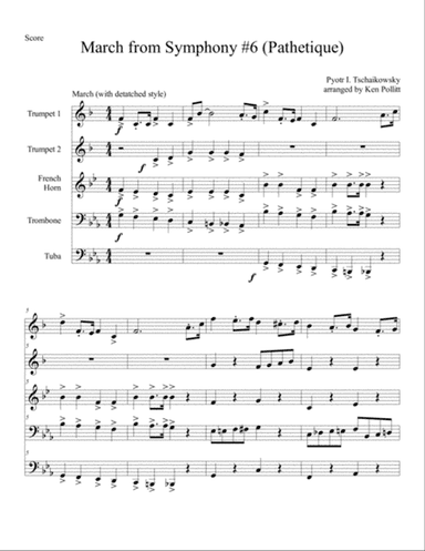 March: Symphony #6 - P.I. Tschaikowsky
