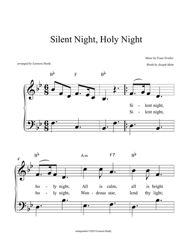 Silent Night, Holy Night (Beginner)