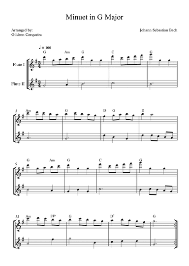 Minuet in G