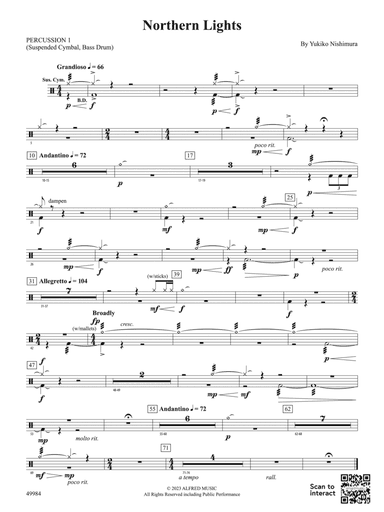 Northern Lights: 1st Percussion
