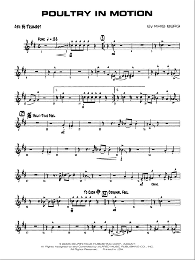 Poultry in Motion: 4th B-flat Trumpet