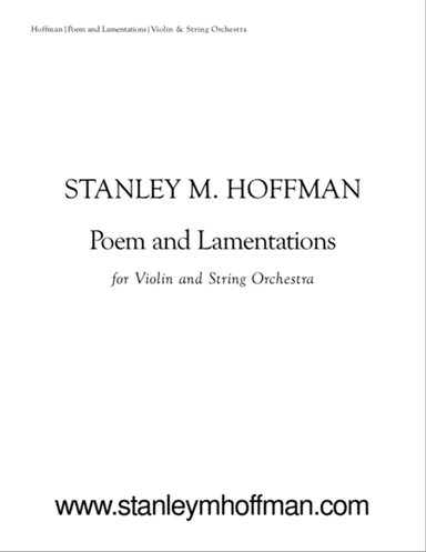 Poem and Lamentations