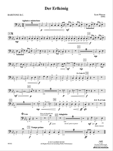 Der Erlkönig: Baritone B.C.