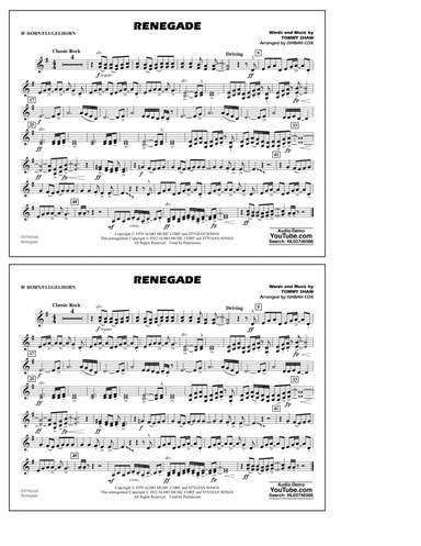 Renegade (arr. Ishbah Cox) - Bb Horn/Flugelhorn