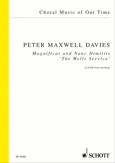Magnificat and Nunc Dimittis “The Wells Service”