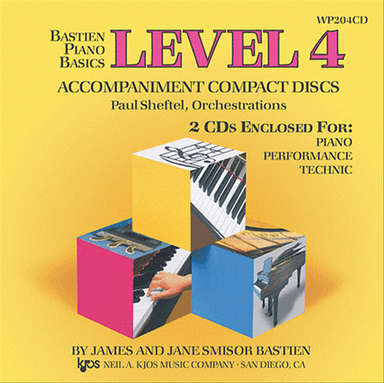 Bastien Piano Basics, Level 4, Piano/Performance/Technic (Accompaniment CDs)