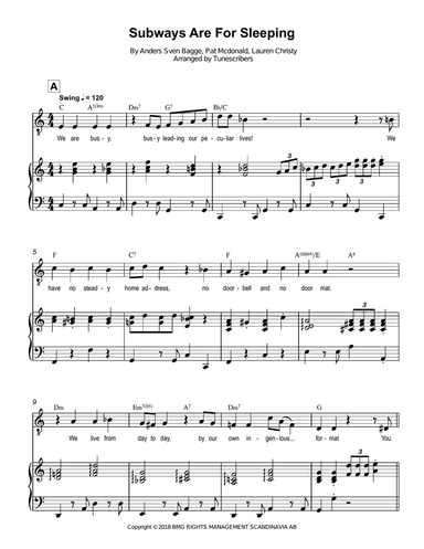 Subways Are For Sleeping