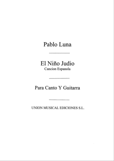 El Nino Judio Cancion Espanola