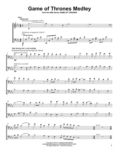 Game Of Thrones Medley