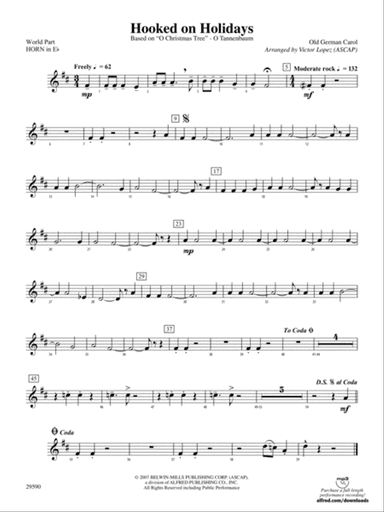 Hooked on Holidays: (wp) 1st Horn in E-flat