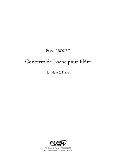 Concerto de Poche pour Flute