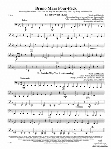 Bruno Mars Four-Pack: Tuba