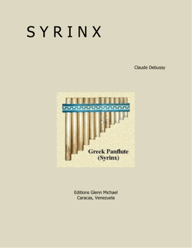 Syrinx for Solo Flute