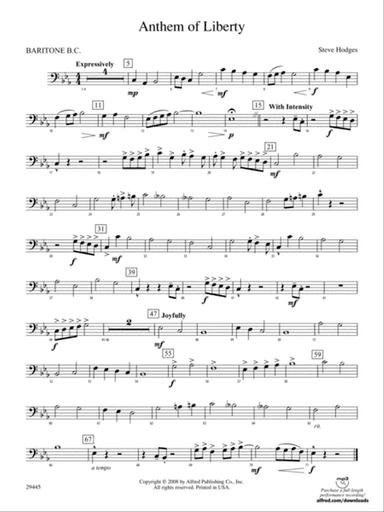 Anthem of Liberty: Baritone B.C.
