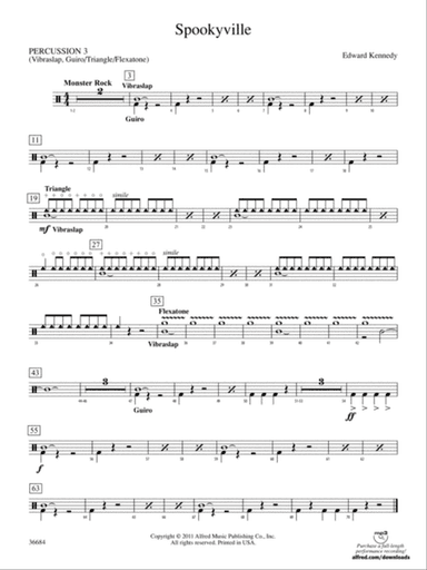 Spookyville: 3rd Percussion