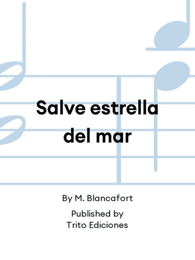 Salve estrella del mar