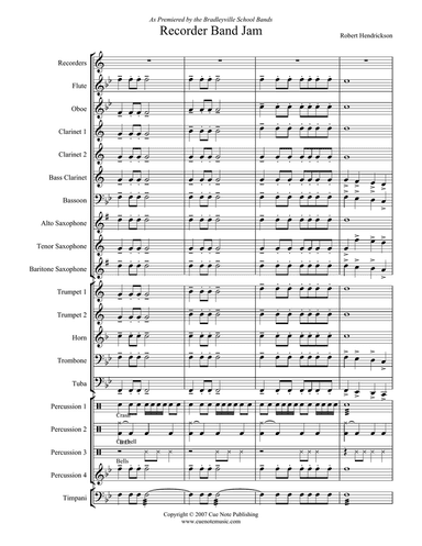 Recorder Band Jam