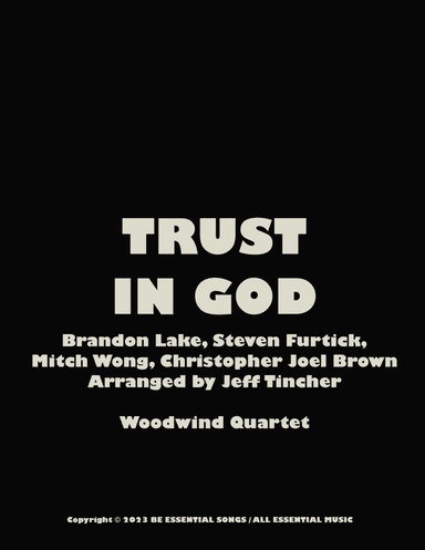 Trust In God