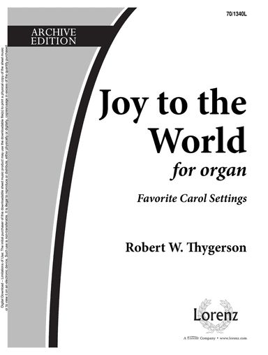 Joy to the World for Organ