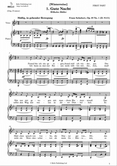 Gute Nacht, Op. 89 No. 1 (G minor)