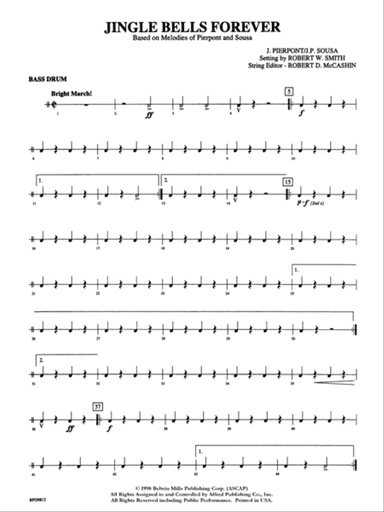 Jingle Bells Forever: Bass Drum